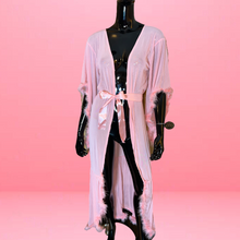 Nude Pink Feather Robe