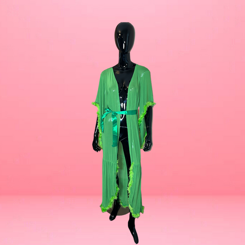 Green Feather Robe